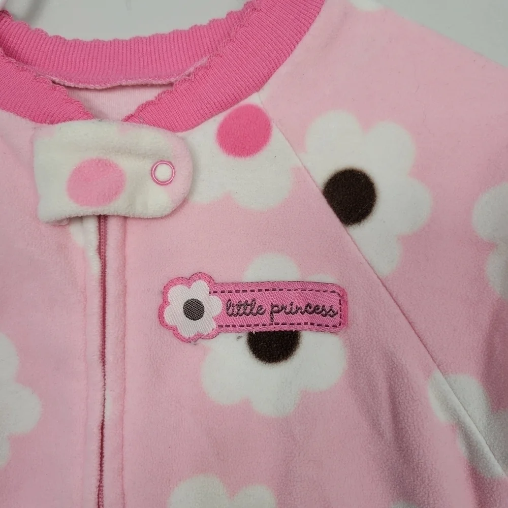 Child of Mine Carter's Baby Girl 0-9 Months Pink Sleep Sack Fleece Long Sleeve